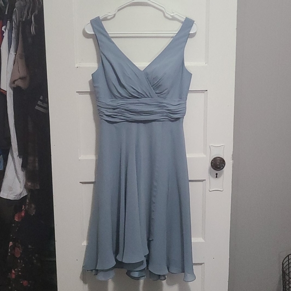 JJs House Dresses Jjs House Dusty Blue Bridesmaid Dress Poshmark
